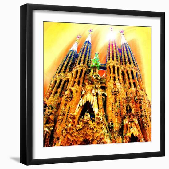 Sagrada Familia, Barcelona-Tosh-Framed Art Print