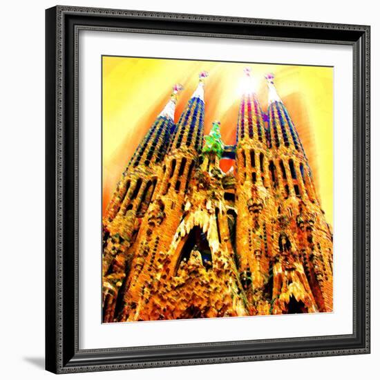 Sagrada Familia, Barcelona-Tosh-Framed Art Print