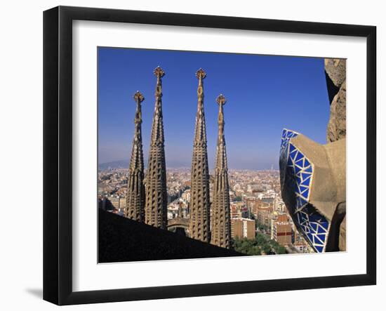 Sagrada Familia Cathedral, Barcelona, Spain-Jon Arnold-Framed Photographic Print