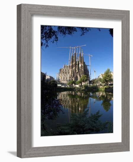 Sagrada Familia Cathedral, Barcelona, Spain-Jon Arnold-Framed Photographic Print