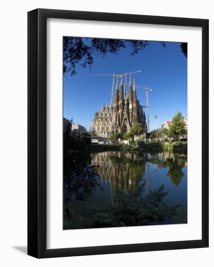 Sagrada Familia Cathedral, Barcelona, Spain-Jon Arnold-Framed Photographic Print