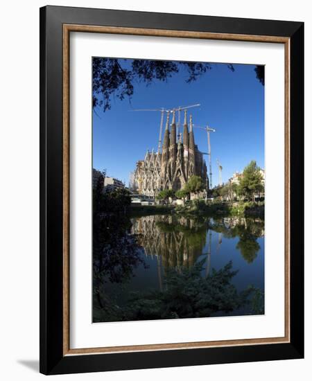 Sagrada Familia Cathedral, Barcelona, Spain-Jon Arnold-Framed Photographic Print