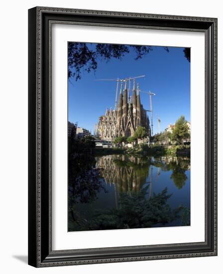 Sagrada Familia Cathedral, Barcelona, Spain-Jon Arnold-Framed Photographic Print