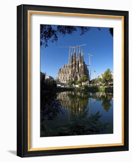 Sagrada Familia Cathedral, Barcelona, Spain-Jon Arnold-Framed Photographic Print