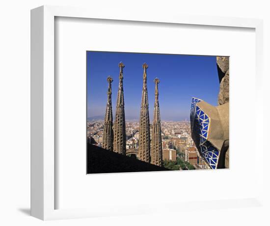 Sagrada Familia Cathedral, Barcelona, Spain-Jon Arnold-Framed Photographic Print