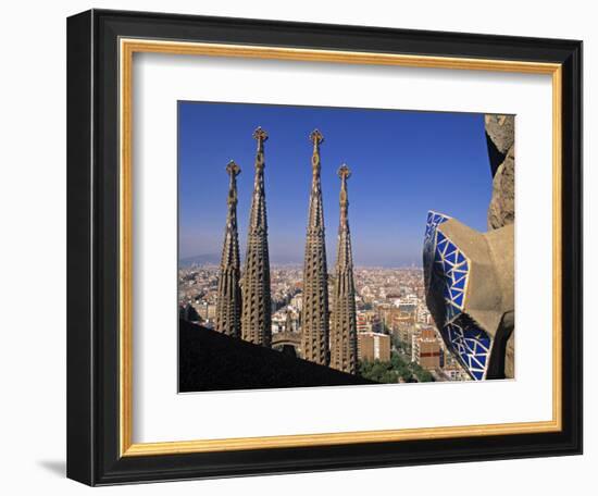 Sagrada Familia Cathedral, Barcelona, Spain-Jon Arnold-Framed Photographic Print