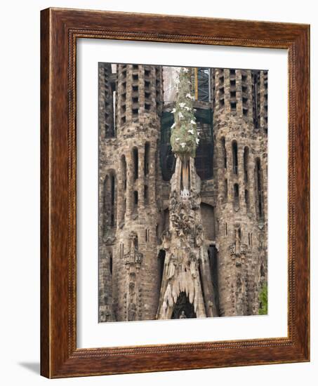 Sagrada Familia Cathedral by Gaudi, UNESCO World Heritage Site, Barcelona, Catalunya, Spain-Nico Tondini-Framed Photographic Print