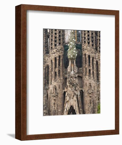 Sagrada Familia Cathedral by Gaudi, UNESCO World Heritage Site, Barcelona, Catalunya, Spain-Nico Tondini-Framed Photographic Print