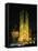 Sagrada Familia, the Gaudi Cathedral, Illuminated at Night in Barcelona, Cataluna, Spain-Nigel Francis-Framed Premier Image Canvas