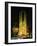 Sagrada Familia, the Gaudi Cathedral, Illuminated at Night in Barcelona, Cataluna, Spain-Nigel Francis-Framed Photographic Print