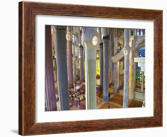 Sagrada Familia, UNESCO World Heritage Site, Barcelona, Catalonia, Spain, Europe-Mark Mawson-Framed Photographic Print