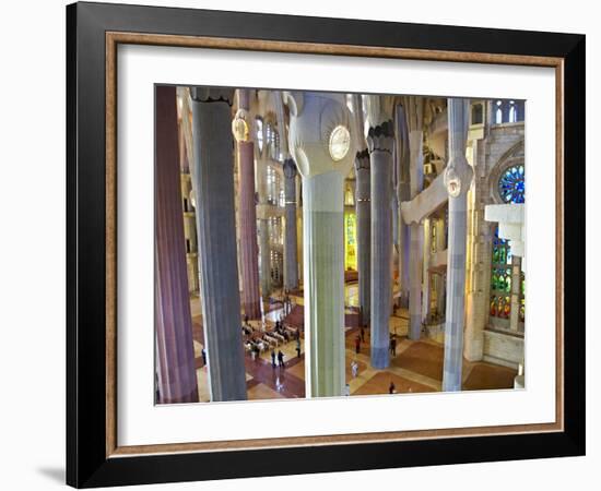 Sagrada Familia, UNESCO World Heritage Site, Barcelona, Catalonia, Spain, Europe-Mark Mawson-Framed Photographic Print