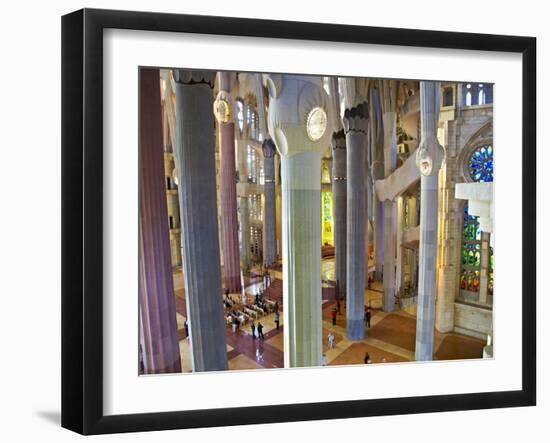 Sagrada Familia, UNESCO World Heritage Site, Barcelona, Catalonia, Spain, Europe-Mark Mawson-Framed Photographic Print