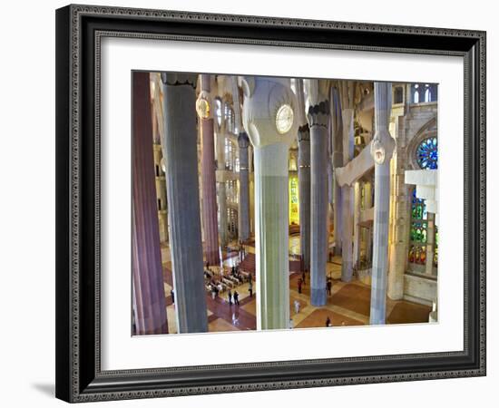 Sagrada Familia, UNESCO World Heritage Site, Barcelona, Catalonia, Spain, Europe-Mark Mawson-Framed Photographic Print