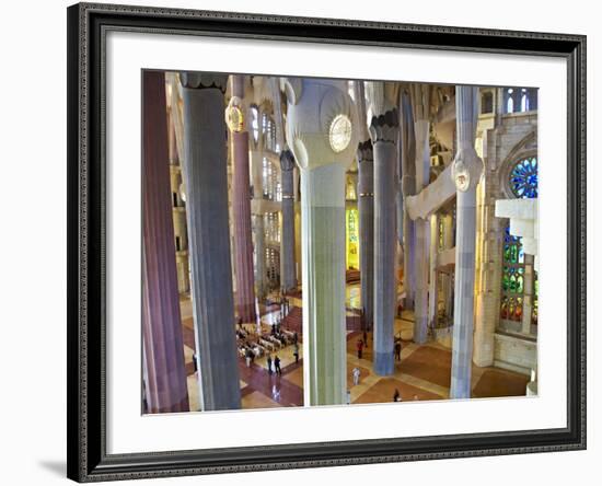 Sagrada Familia, UNESCO World Heritage Site, Barcelona, Catalonia, Spain, Europe-Mark Mawson-Framed Photographic Print