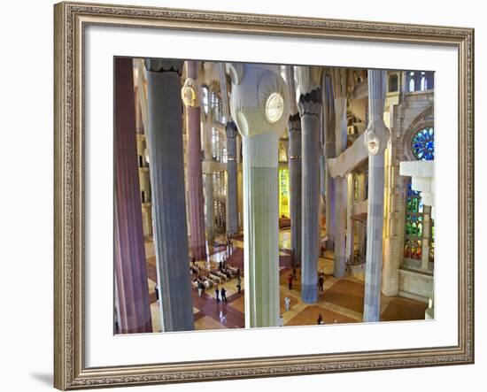 Sagrada Familia, UNESCO World Heritage Site, Barcelona, Catalonia, Spain, Europe-Mark Mawson-Framed Photographic Print