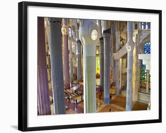 Sagrada Familia, UNESCO World Heritage Site, Barcelona, Catalonia, Spain, Europe-Mark Mawson-Framed Photographic Print