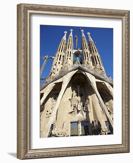 Sagrada Familia, UNESCO World Heritage Site, Barcelona, Catalonia, Spain, Europe-Mark Mawson-Framed Photographic Print