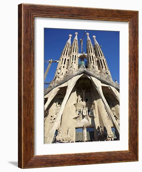 Sagrada Familia, UNESCO World Heritage Site, Barcelona, Catalonia, Spain, Europe-Mark Mawson-Framed Photographic Print