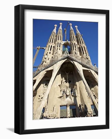 Sagrada Familia, UNESCO World Heritage Site, Barcelona, Catalonia, Spain, Europe-Mark Mawson-Framed Photographic Print