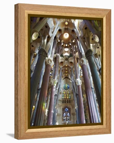 Sagrada Familia, UNESCO World Heritage Site, Barcelona, Catalonia, Spain, Europe-Mark Mawson-Framed Premier Image Canvas