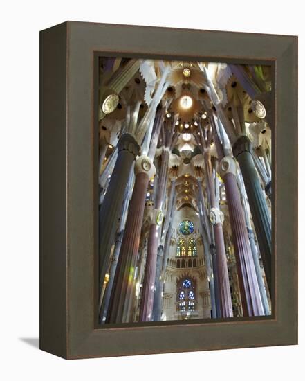 Sagrada Familia, UNESCO World Heritage Site, Barcelona, Catalonia, Spain, Europe-Mark Mawson-Framed Premier Image Canvas