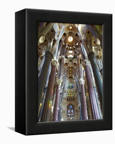 Sagrada Familia, UNESCO World Heritage Site, Barcelona, Catalonia, Spain, Europe-Mark Mawson-Framed Premier Image Canvas