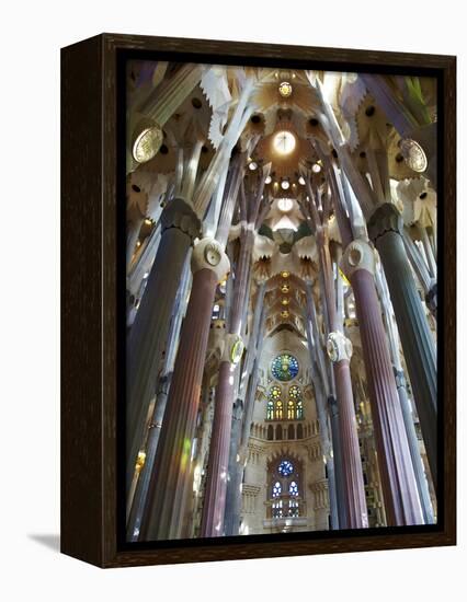 Sagrada Familia, UNESCO World Heritage Site, Barcelona, Catalonia, Spain, Europe-Mark Mawson-Framed Premier Image Canvas