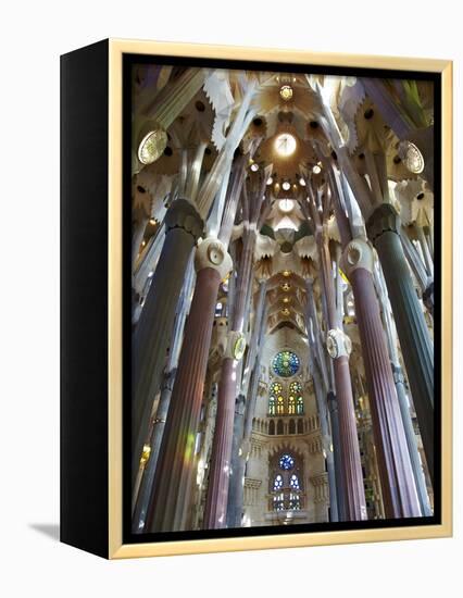 Sagrada Familia, UNESCO World Heritage Site, Barcelona, Catalonia, Spain, Europe-Mark Mawson-Framed Premier Image Canvas