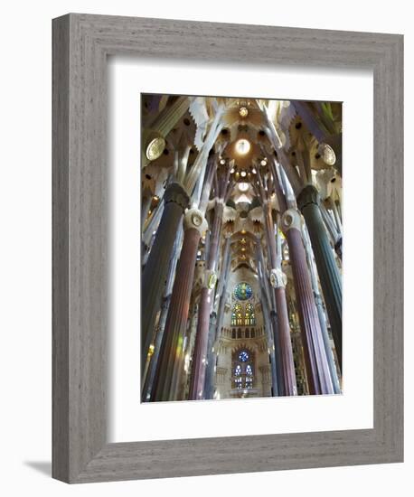 Sagrada Familia, UNESCO World Heritage Site, Barcelona, Catalonia, Spain, Europe-Mark Mawson-Framed Photographic Print