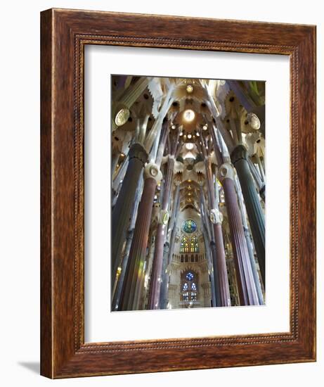 Sagrada Familia, UNESCO World Heritage Site, Barcelona, Catalonia, Spain, Europe-Mark Mawson-Framed Photographic Print