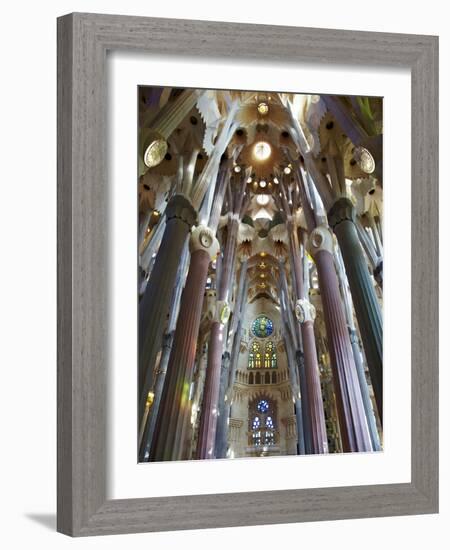 Sagrada Familia, UNESCO World Heritage Site, Barcelona, Catalonia, Spain, Europe-Mark Mawson-Framed Photographic Print