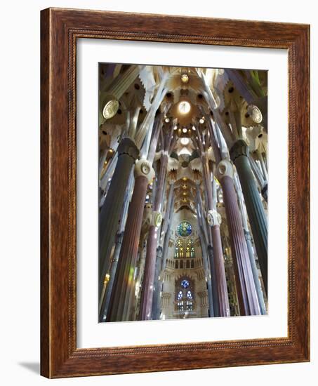 Sagrada Familia, UNESCO World Heritage Site, Barcelona, Catalonia, Spain, Europe-Mark Mawson-Framed Photographic Print