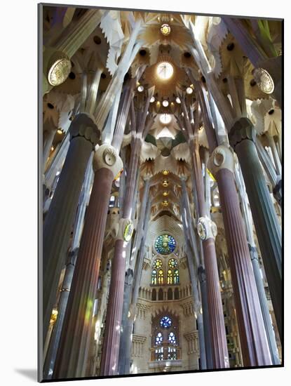 Sagrada Familia, UNESCO World Heritage Site, Barcelona, Catalonia, Spain, Europe-Mark Mawson-Mounted Photographic Print