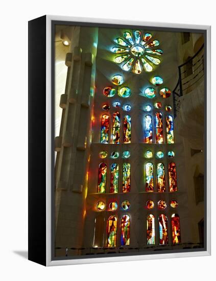 Sagrada Familia, UNESCO World Heritage Site, Barcelona, Catalonia, Spain, Europe-Mark Mawson-Framed Premier Image Canvas