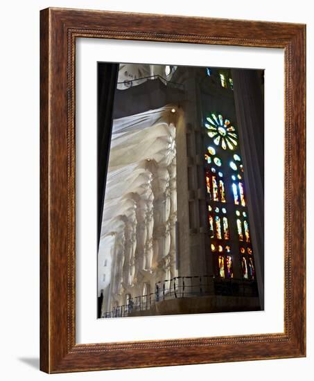 Sagrada Familia, UNESCO World Heritage Site, Barcelona, Catalonia, Spain, Europe-Mark Mawson-Framed Photographic Print