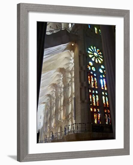 Sagrada Familia, UNESCO World Heritage Site, Barcelona, Catalonia, Spain, Europe-Mark Mawson-Framed Photographic Print