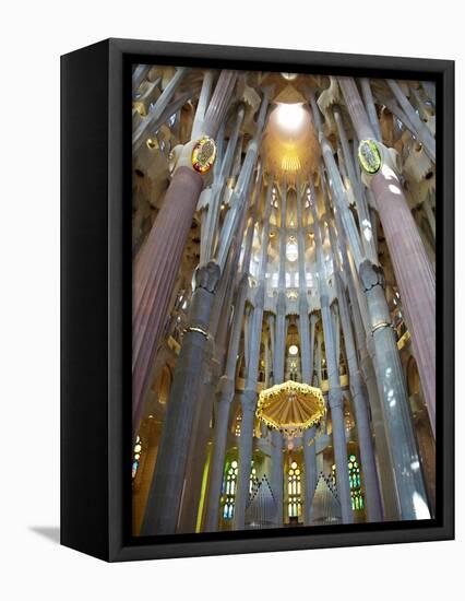 Sagrada Familia, UNESCO World Heritage Site, Barcelona, Catalonia, Spain, Europe-Mark Mawson-Framed Premier Image Canvas