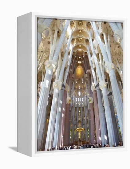 Sagrada Familia, UNESCO World Heritage Site, Barcelona, Catalonia, Spain, Europe-Mark Mawson-Framed Premier Image Canvas