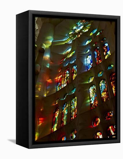 Sagrada Familia, UNESCO World Heritage Site, Barcelona, Catalonia, Spain, Europe-Mark Mawson-Framed Premier Image Canvas