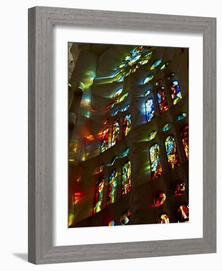 Sagrada Familia, UNESCO World Heritage Site, Barcelona, Catalonia, Spain, Europe-Mark Mawson-Framed Photographic Print