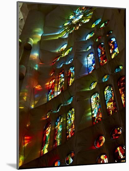 Sagrada Familia, UNESCO World Heritage Site, Barcelona, Catalonia, Spain, Europe-Mark Mawson-Mounted Photographic Print