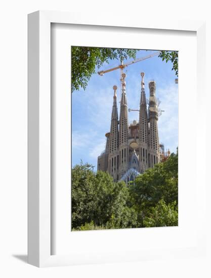 Sagrada Familia, UNESCO World Heritage Site, Barcelona, Catalonia, Spain, Europe-Charlie Harding-Framed Photographic Print