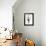 Saguaro Black & White I-Mia Jensen-Framed Photo displayed on a wall