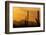 Saguaro Cactus and Mountains, Pima County, Saguaro National Park, Arizona, USA-null-Framed Photographic Print