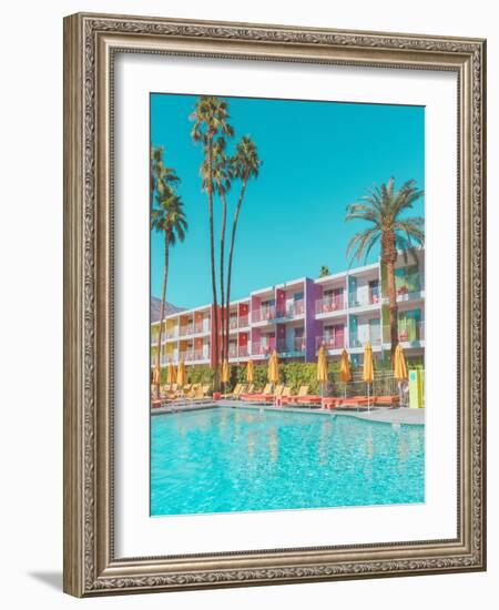 Saguaro Hotel Poolside in Palm Springs-Tom Windeknecht-Framed Photographic Print