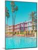 Saguaro Hotel Poolside in Palm Springs-Tom Windeknecht-Mounted Photographic Print