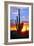 Saguaro Sunset-Douglas Taylor-Framed Photographic Print