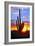 Saguaro Sunset-Douglas Taylor-Framed Photographic Print