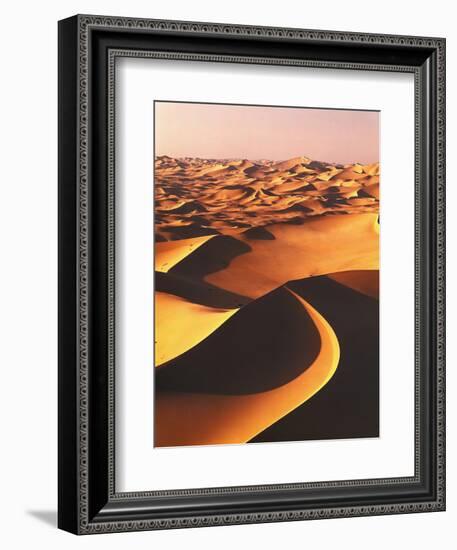 Sahara, Sanddv¼nen, Afrika, Nordafrika, Wv¼ste, Erg, Dv¼nen-Thonig-Framed Photographic Print
